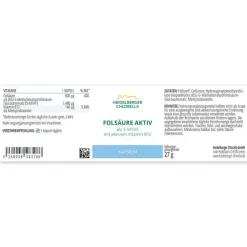 Folsäure Aktiv plus Vitamin B12 aktiv Kapseln, 60 St