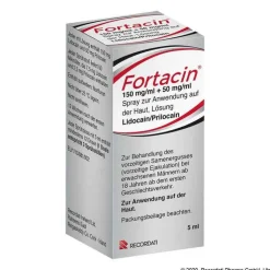 Fortacin 150 mg / ml + 50 mg / ml Spray z.Anw.a.Haut, 5 ml