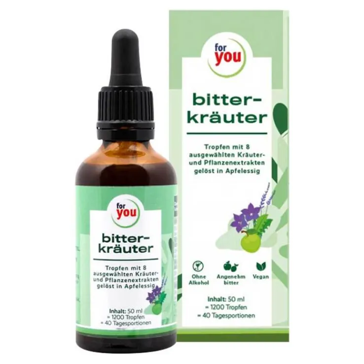 For You bitterkräuter-Tropfen, 50 ml