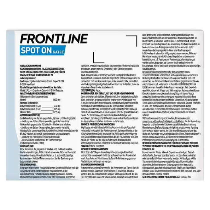 FRONTLINE® SPOT ON Katze , 3 St