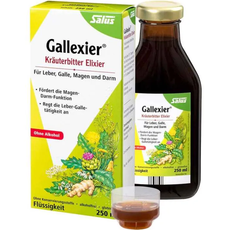 Gallexier Kräuterbitter Elixier Salus Flüss.z.E., 250 ml