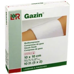 Gazin Kompressen 10x10cm 8fa, 5X2 St