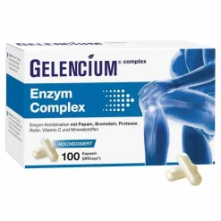 Gelencium Enzym Complex hochdosiert mit Bromelain Kapseln , 100 St