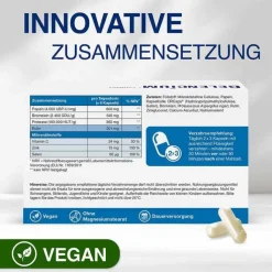 Gelencium Enzym Complex hochdosiert mit Bromelain Kapseln , 100 St