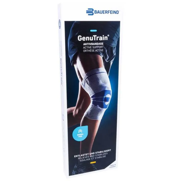 Genutrain Kniebandage Größe 2 schwarz, 1 St