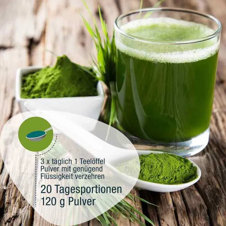 Gerstengras Bio Pulver, 120 g
