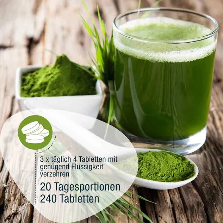 Gerstengras 500 mg Bio Tabletten, 240 St