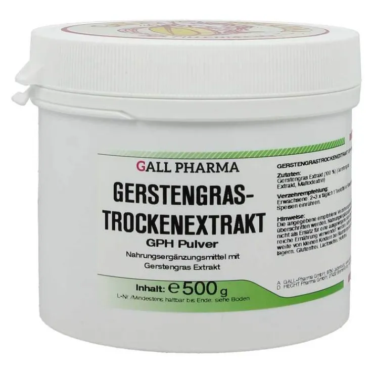 Gerstengrastrockenextrakt GPH Pulver, 500 g