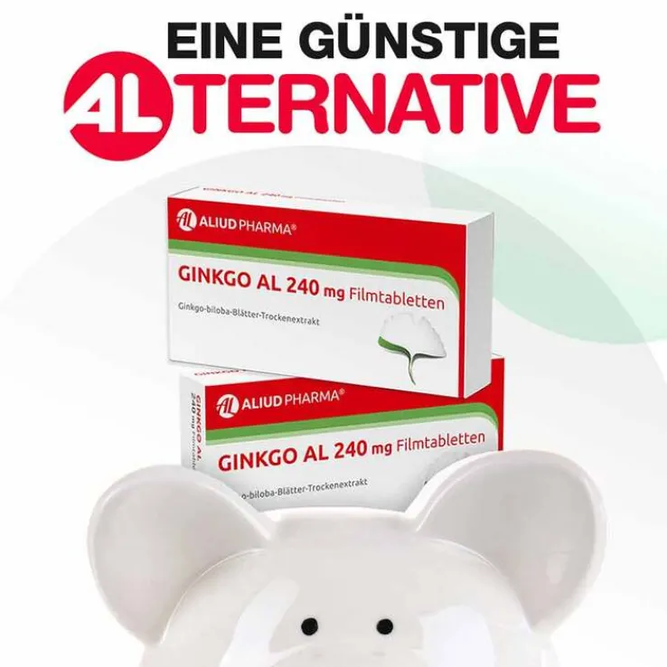 GINKGO AL 240 mg Filmtabletten, 60 St