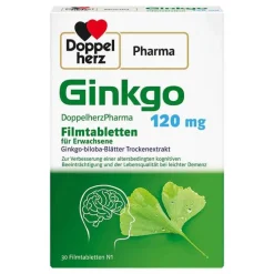 Ginkgo DoppelherzPharma 120 mg Filmtabletten, 30 St