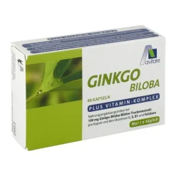 Ginkgo 100 mg Kapseln + B1 + C + E, 48 St