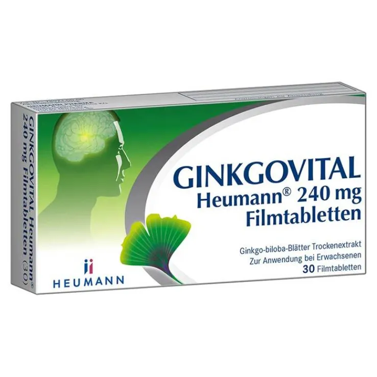 GINKGOVITAL Heumann 240 mg Filmtabletten, 30 St