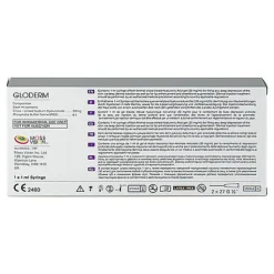 Gloderm 30L 30 mg / ml Skin Filler Hyaluronsäure Fertigspritze, 1X1 ml