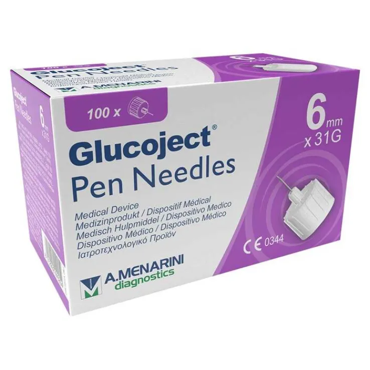 Glucoject Pen-Nadeln 31 Gx6 mm 0,25 mm, 100 St