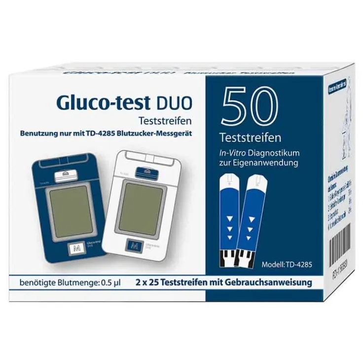 Gluco Test Duo Teststreifen, 50 St