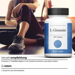 Glutamin Pulver, 250 g