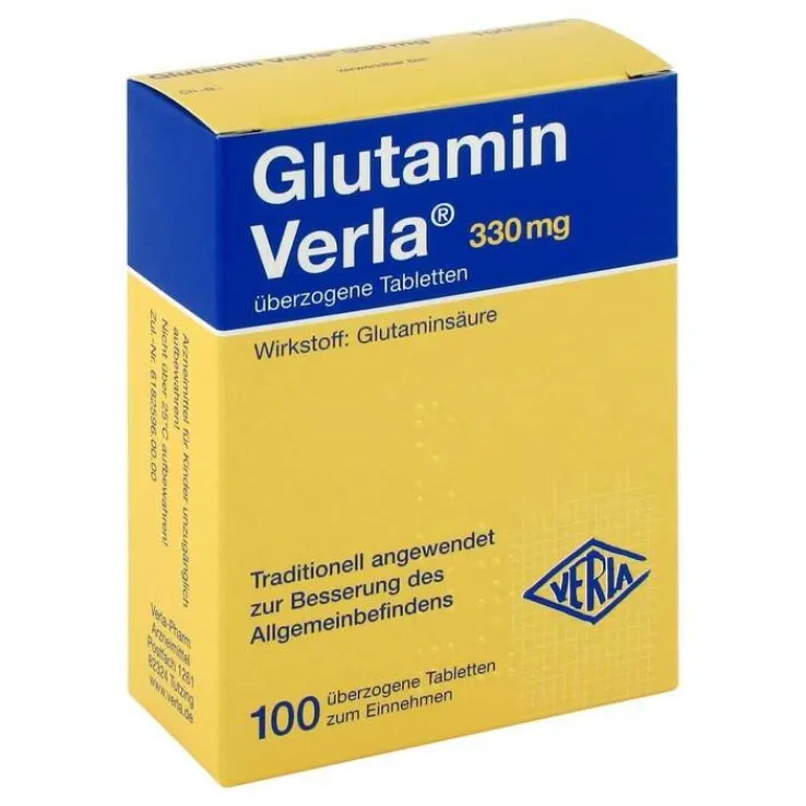 Glutamin Verla® überzogene Tabletten, 100 St