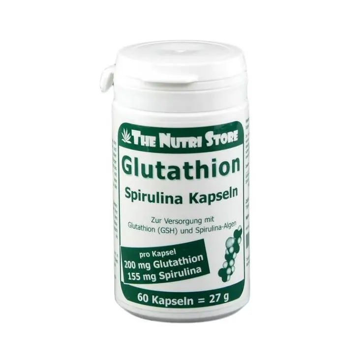 Glutathion 200 mg + Spirulina Kapseln, 60 St