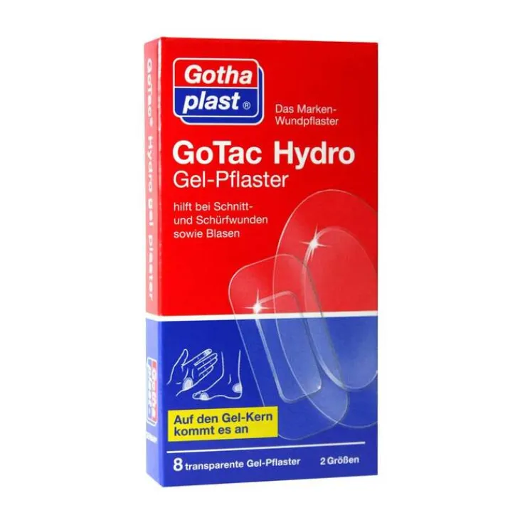 Gotac Hydrogel-Pflaster 2 Größen, 8 St