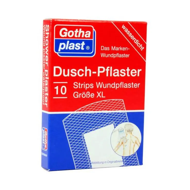 Gothaplast Duschpflaster XL 48x70 mm, 10 St