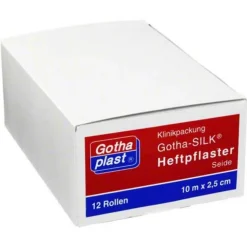 Gotha Silk Heftpflaster Seide 2,5, 12 St
