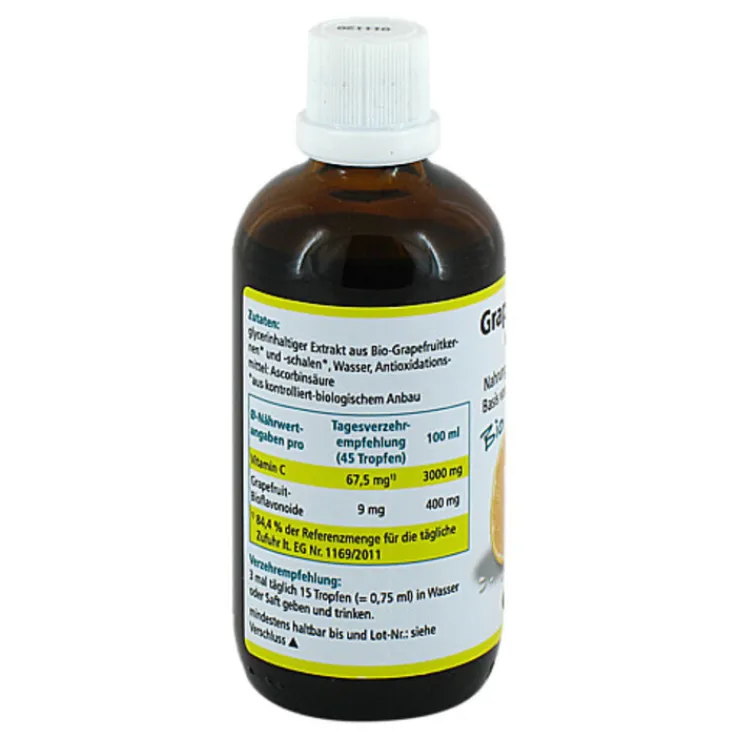Grapefruit Kern Extrakt Bio Lösung, 100 ml