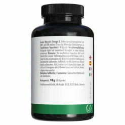 Green Naturals Omega-3 Kapseln 1835 mg vegan + DHA, 80 St