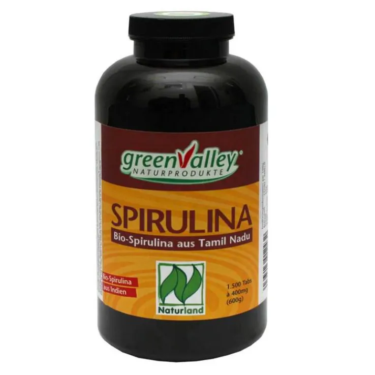 Greenvalley Bio Spirulina Tabletten, 1500 St
