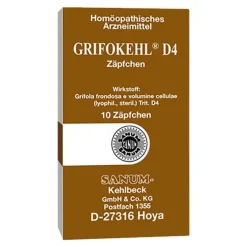 Grifokehl D4 Zäpfchen, 10 St