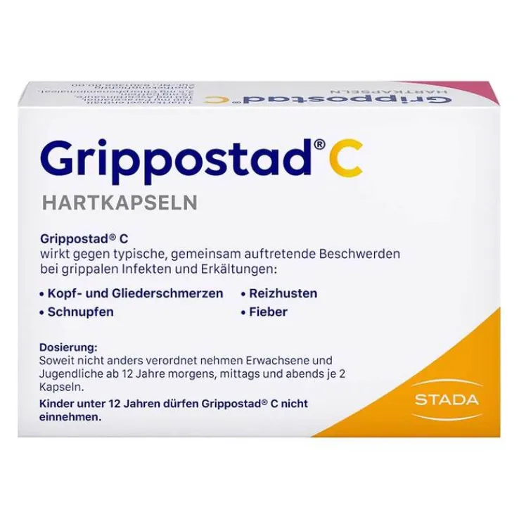 Grippostad C Hartkapseln bei Erkältung, 2x24 St