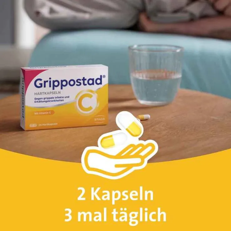 Grippostad C Hartkapseln bei Erkältung, 3x24 St