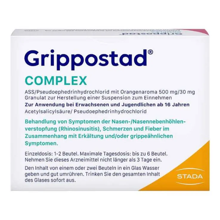 Grippostad COMPLEX mit Orangengeschmack, 20 St