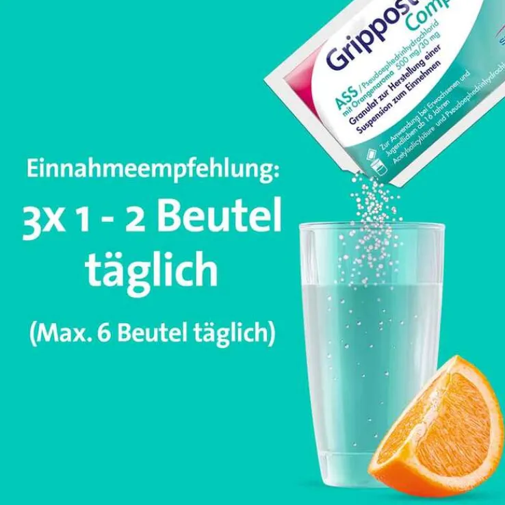 Grippostad COMPLEX mit Orangengeschmack, 20 St