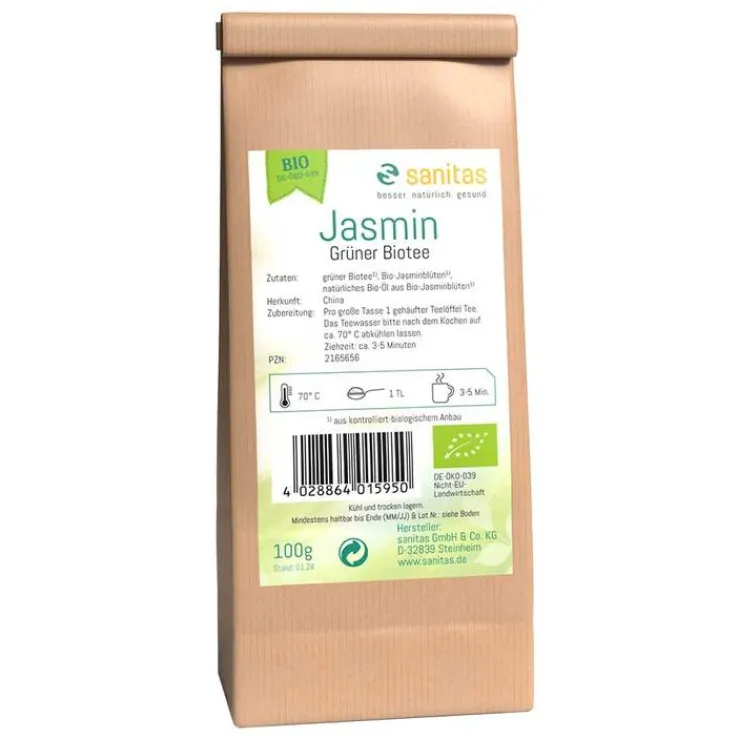 Grüner Tee Jasmin kbA, 100 g