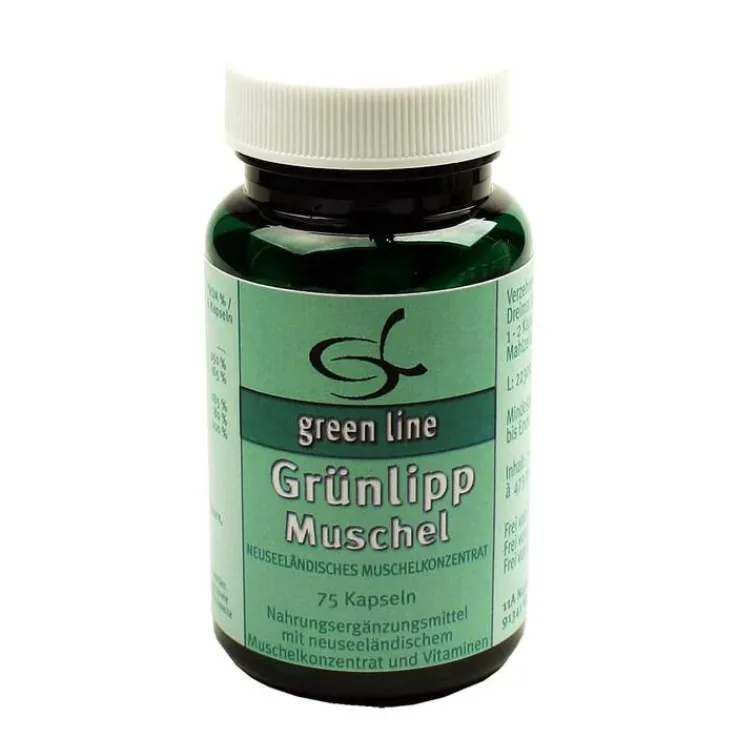 Grünlipp Muschel Kapseln, 75 St