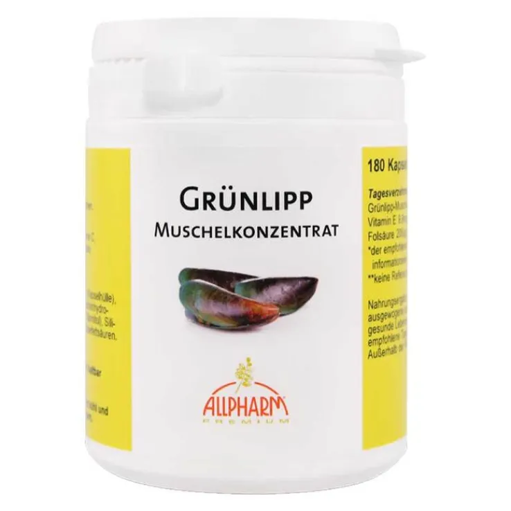 Grünlipp Muschel Konzentrat Kapseln, 180 St