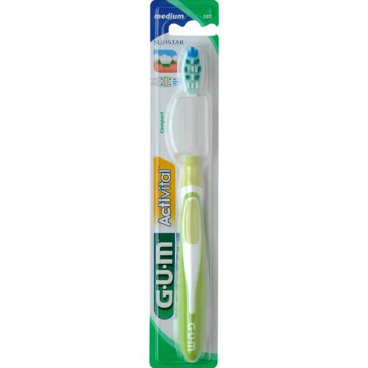 GUM Activital Zahnbürste kompakt medium, 1 St