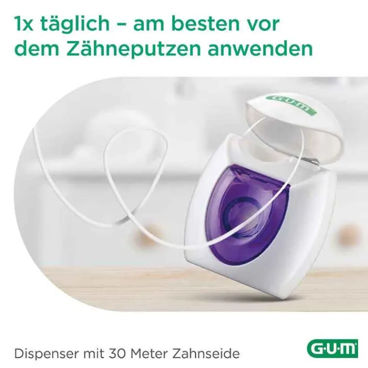 GUM Expanding Floss Flausch-Zahnseide, 30 m