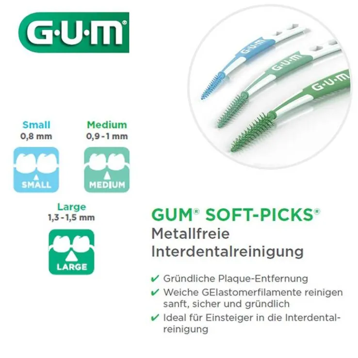 GUM Soft-Picks Pro medium, 12 St