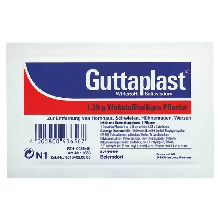 Guttaplast® Warzenpflaster 6 cm x 9 cm, 1 St