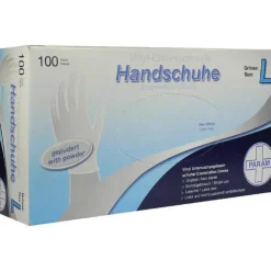 Handschuhe Einmal Vinyl gepudert L, 100 St