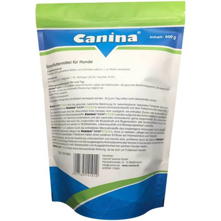 Hanfsticks für Hunde, 500 g