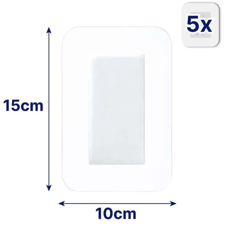 Hansaplast AQUA PROTECT 3XL Wundverband steril 10x15 cm, 5 St