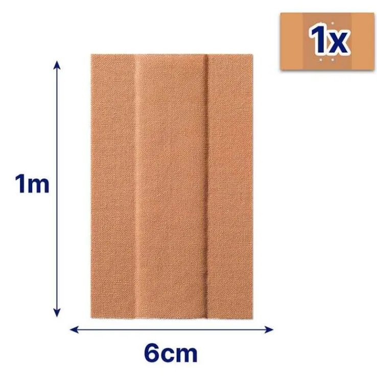 Hansaplast GREEN & PROTECT Pflaster 6 cm x 1 m, 1 St