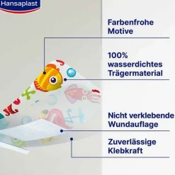 Hansaplast Kinder Pflasterstrips Aqua Protect, 20 St