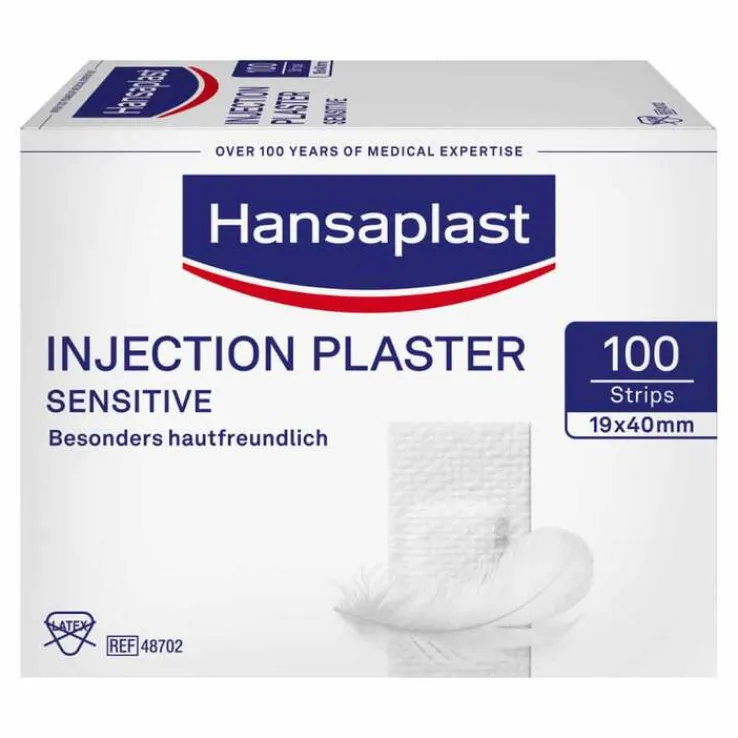 Hansaplast Sensitive Injektionspflaster 1,9x4 cm, 100 St