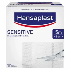 Hansaplast Sensitive Pflaster 5 m Rolle (8 cm breit), 1 St