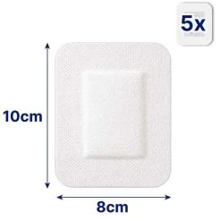 Hansaplast SENSITIVE XXL Wundverband steril 8x10 cm, 5 St