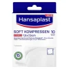 Hansaplast Soft Kompressen 7,5x7,5 cm steril, 5X2 St