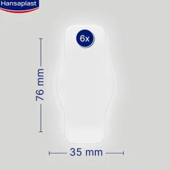 Hansaplast Zweite Haut Schutz Pflaster, 6 St